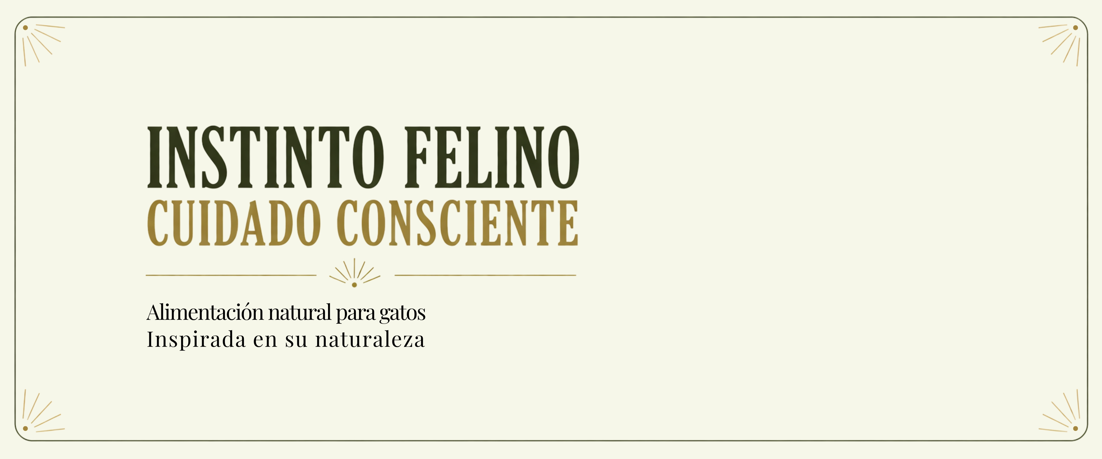 BARFirenzina — Instinto felino, cuidado consciente